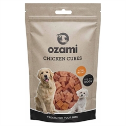 Ozami Naturlig Godbid Til Hunden Chicken Cubes 100g